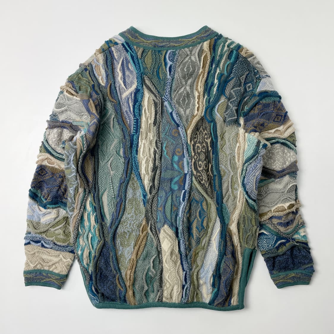 림노스 오스트레일리아 빈티지 울 반집업 니트 스웨터 S 상품이미지2