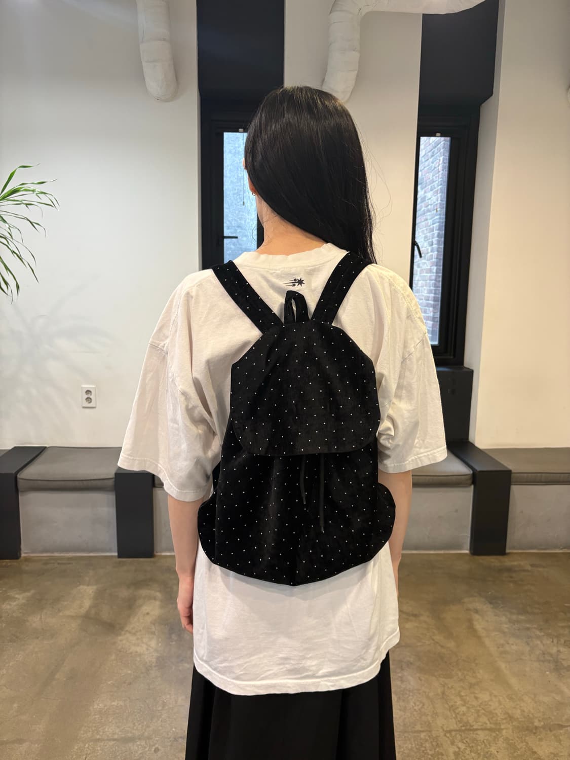 빈티지 날개 백팩 가방 상품이미지3