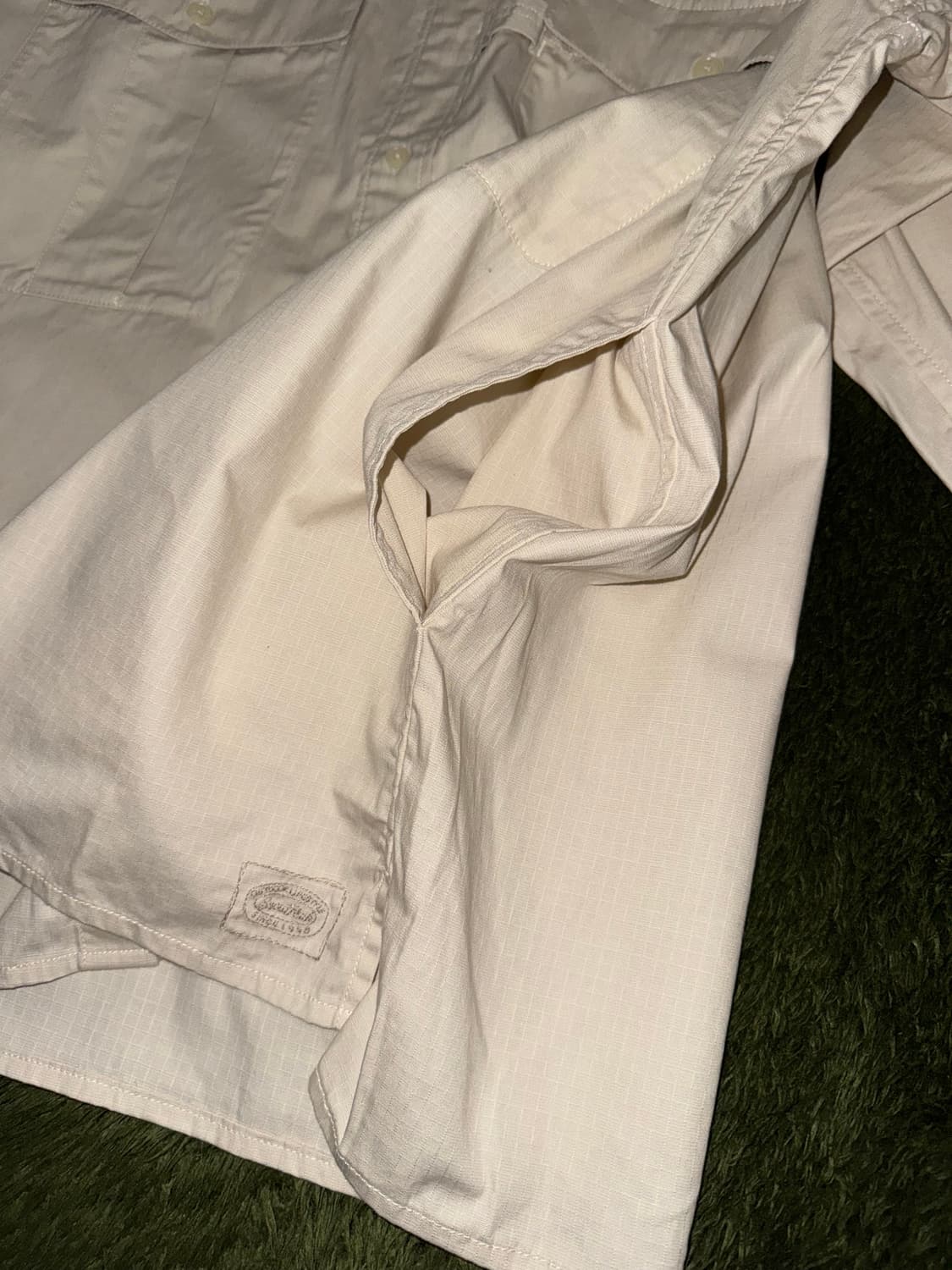 [XL] 스노우피크 재팬 TAKIBI SPEC 립스탑 셔츠 오프화이트 상품이미지7