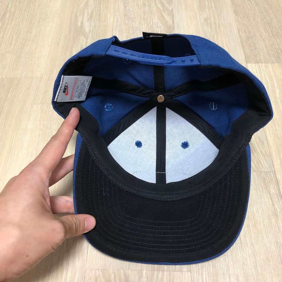(ONE SIZE) 새상품 90's 나이키 데드스탁 옥스포드 스우시 스냅 상품이미지3