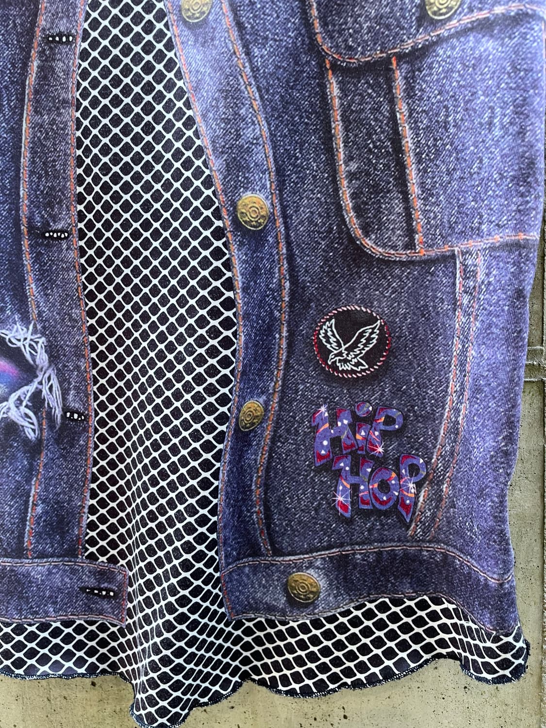 Rosabella 그래픽 슬리브리스 탑 상품이미지6