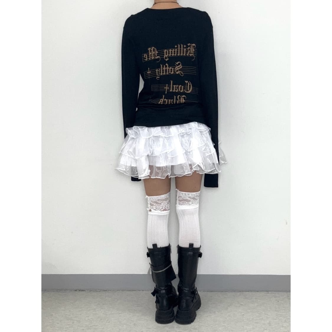 빈티지 락시크 블랙 가디건 상품이미지4