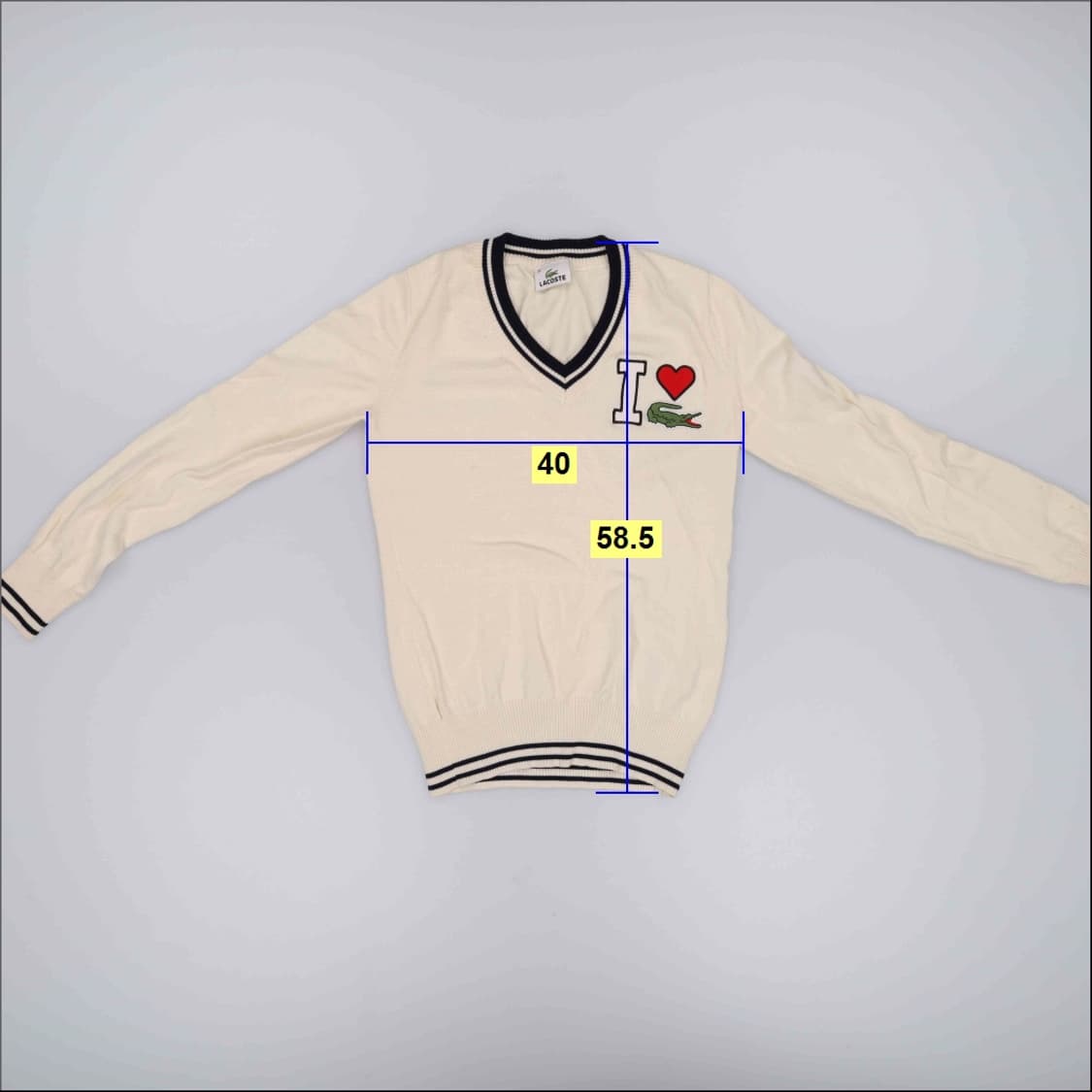 36 라코스테 여성 브이넥니트 0626H2 상품이미지9