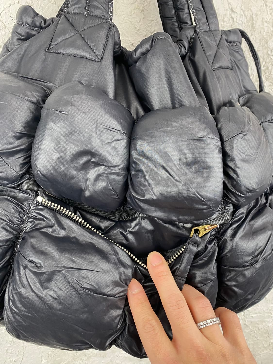 2000s 마리떼 프랑소와 저버 버블 푸퍼 포카츄 백 상품이미지4