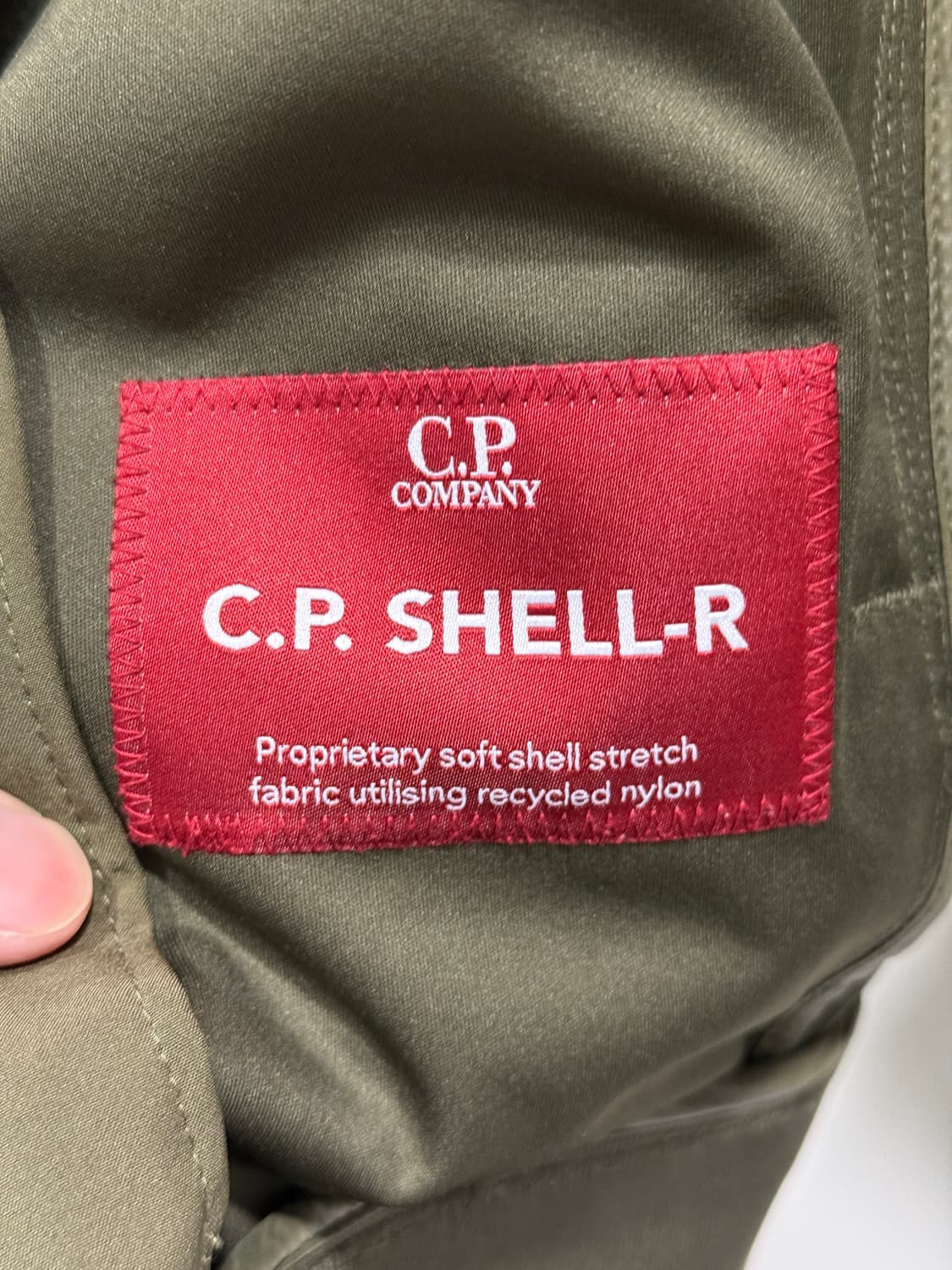 CP컴퍼니 쉘R 자켓 카키 상품이미지4