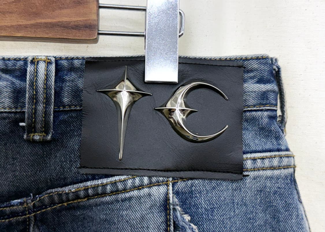 떠그클럽 25FW 엔젤스 데님 팬츠 블루 새상품 상품이미지7