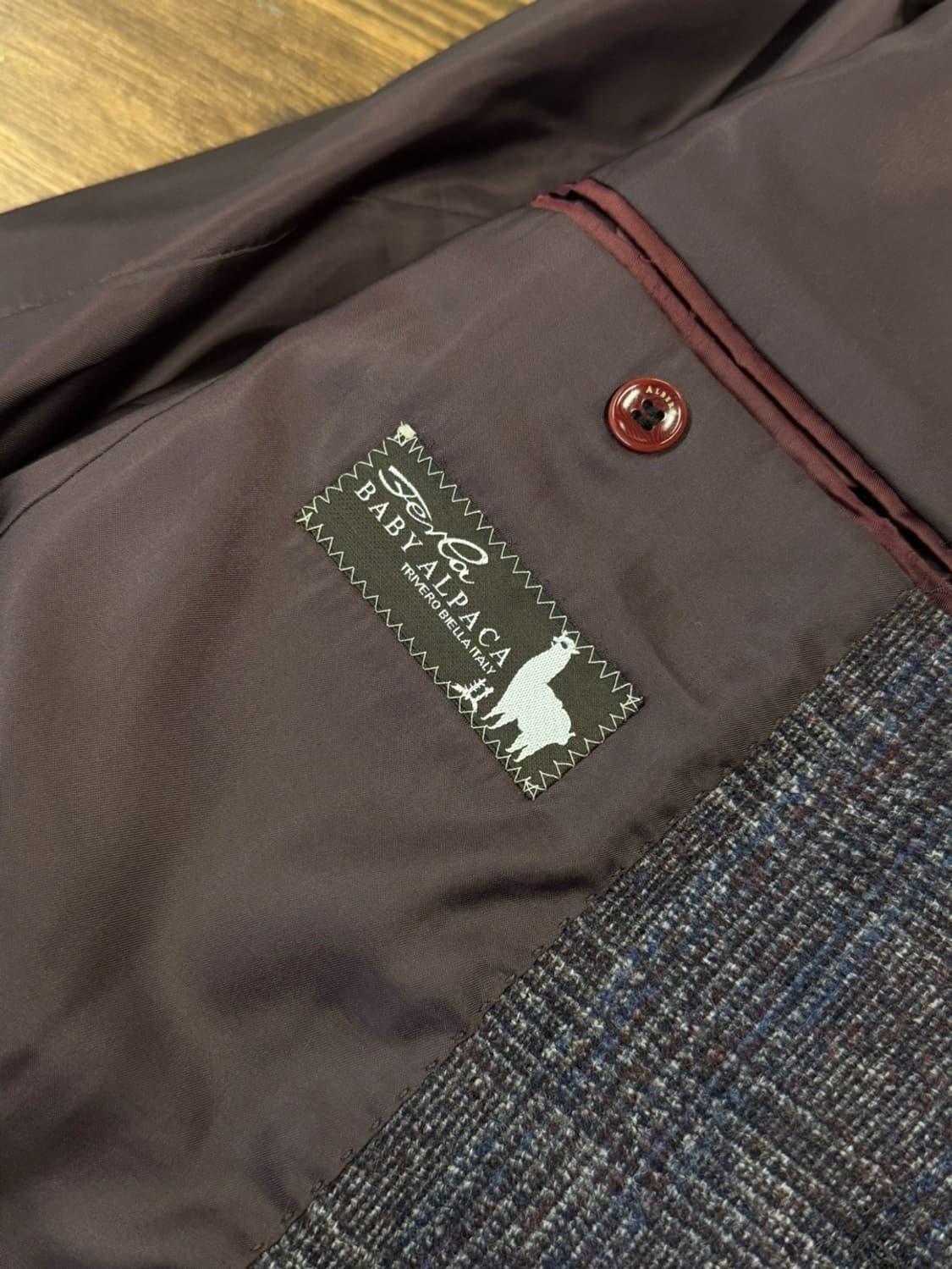 ALBERO 알베로 베이비 알파카 트위드 자켓 100 상품이미지8