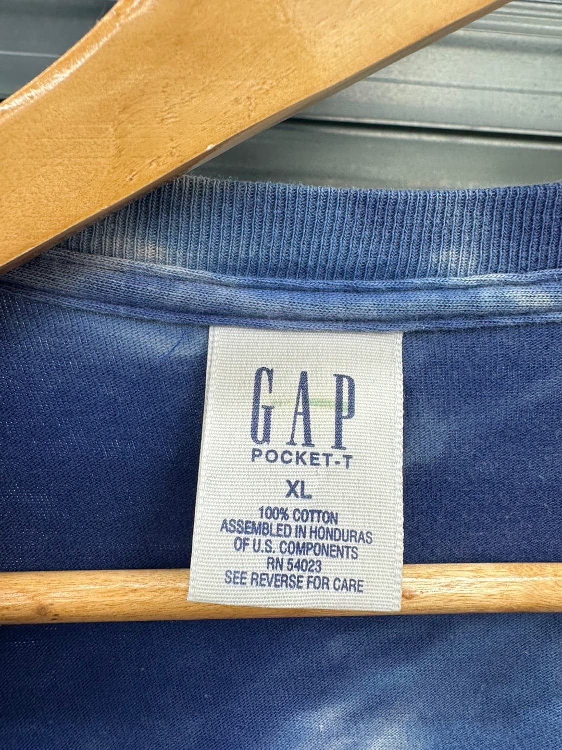 (XL)90'S GAP 타이다이 포켓반팔-M598 상품이미지2