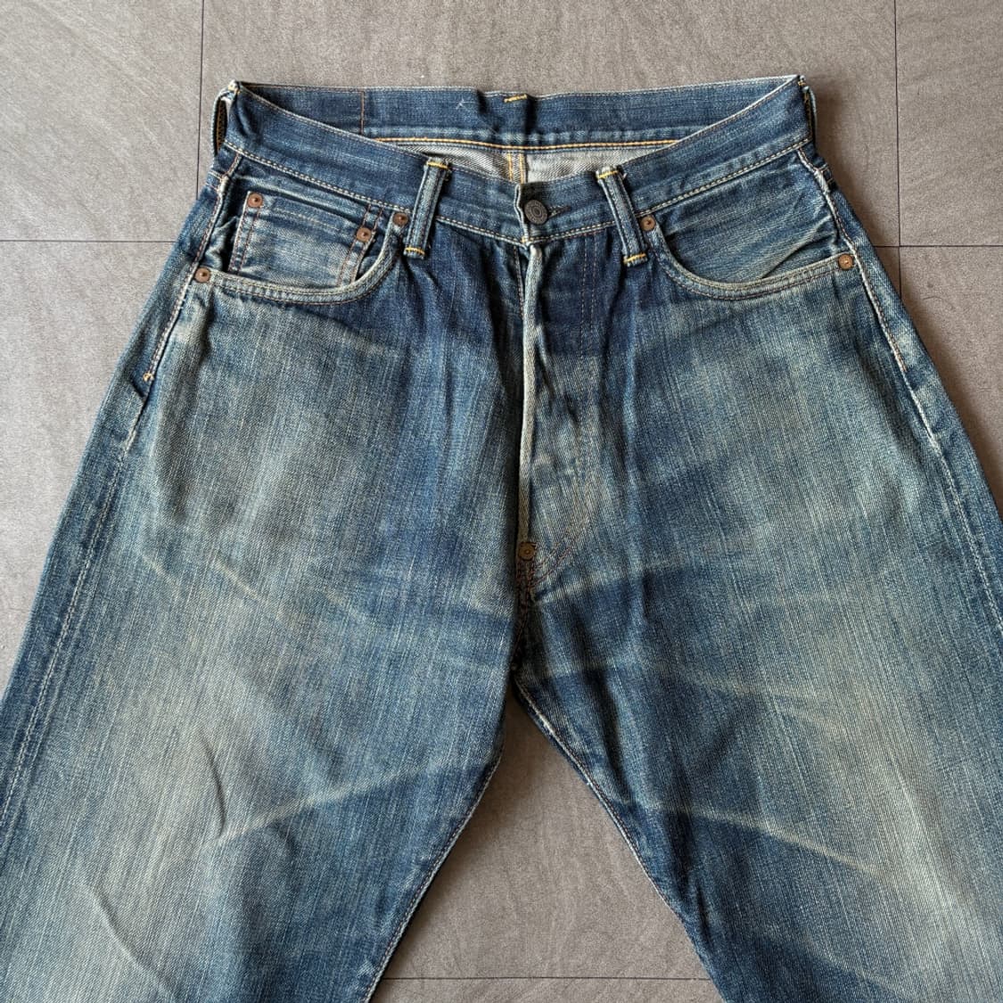 에비수 정품 2001 데님 팬츠 바지 상품이미지8
