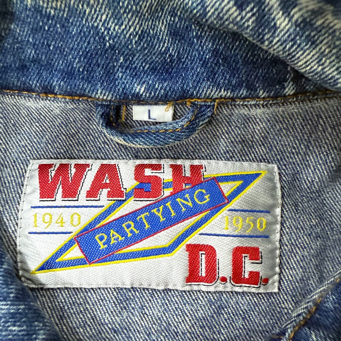 [L] 빈티지 WASH D.C. 워싱 데님자켓 0112T1 상품이미지3