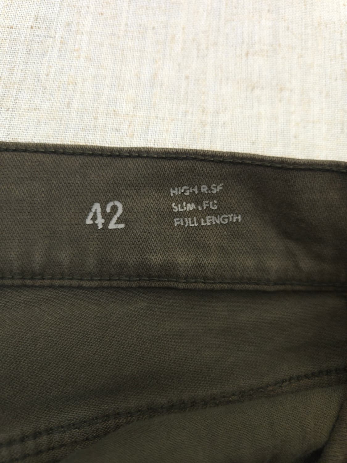 마시모두띠 카키색 남성 면바지 상품이미지5