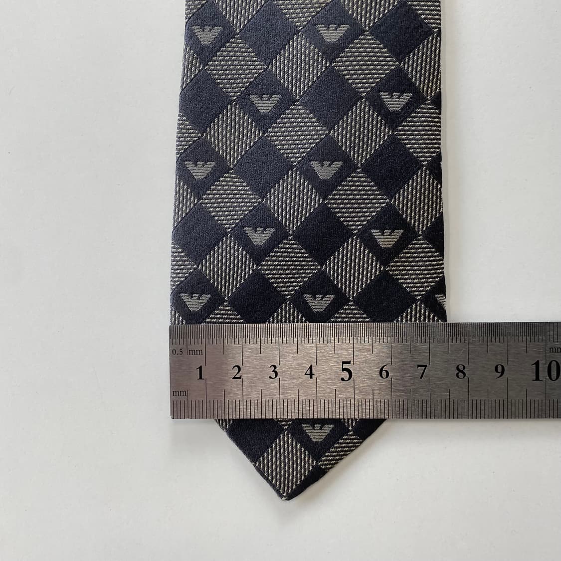 엠포리오 알마니 모노그램 넥타이(ARMANI) 정품 명품7.3cm 상품이미지8