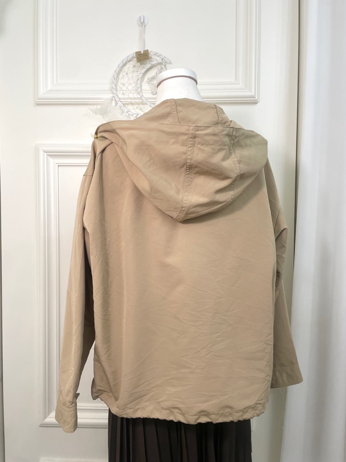 beige spring hoodie basic jacket 상품이미지4