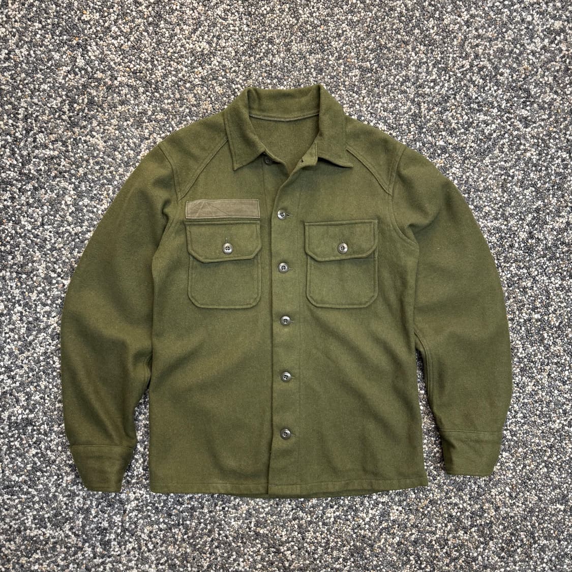 60s US army 미군 OG-108 울 필드 셔츠 (M)    상품이미지2