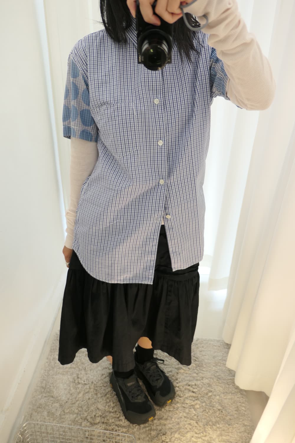 Dot check shirt 상품이미지7