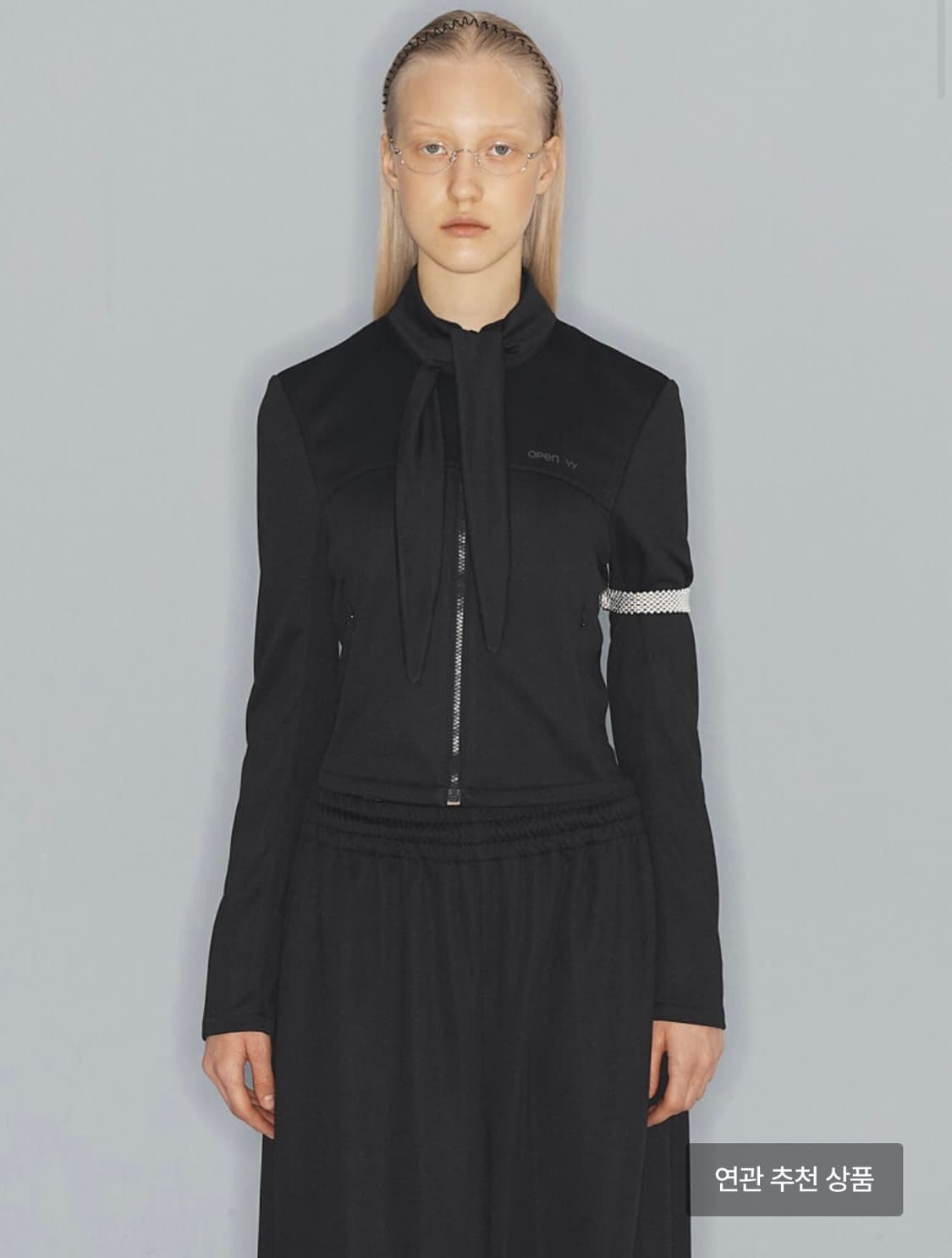 Open YY 오픈와이와이 tie zip training jacket 상품이미지3