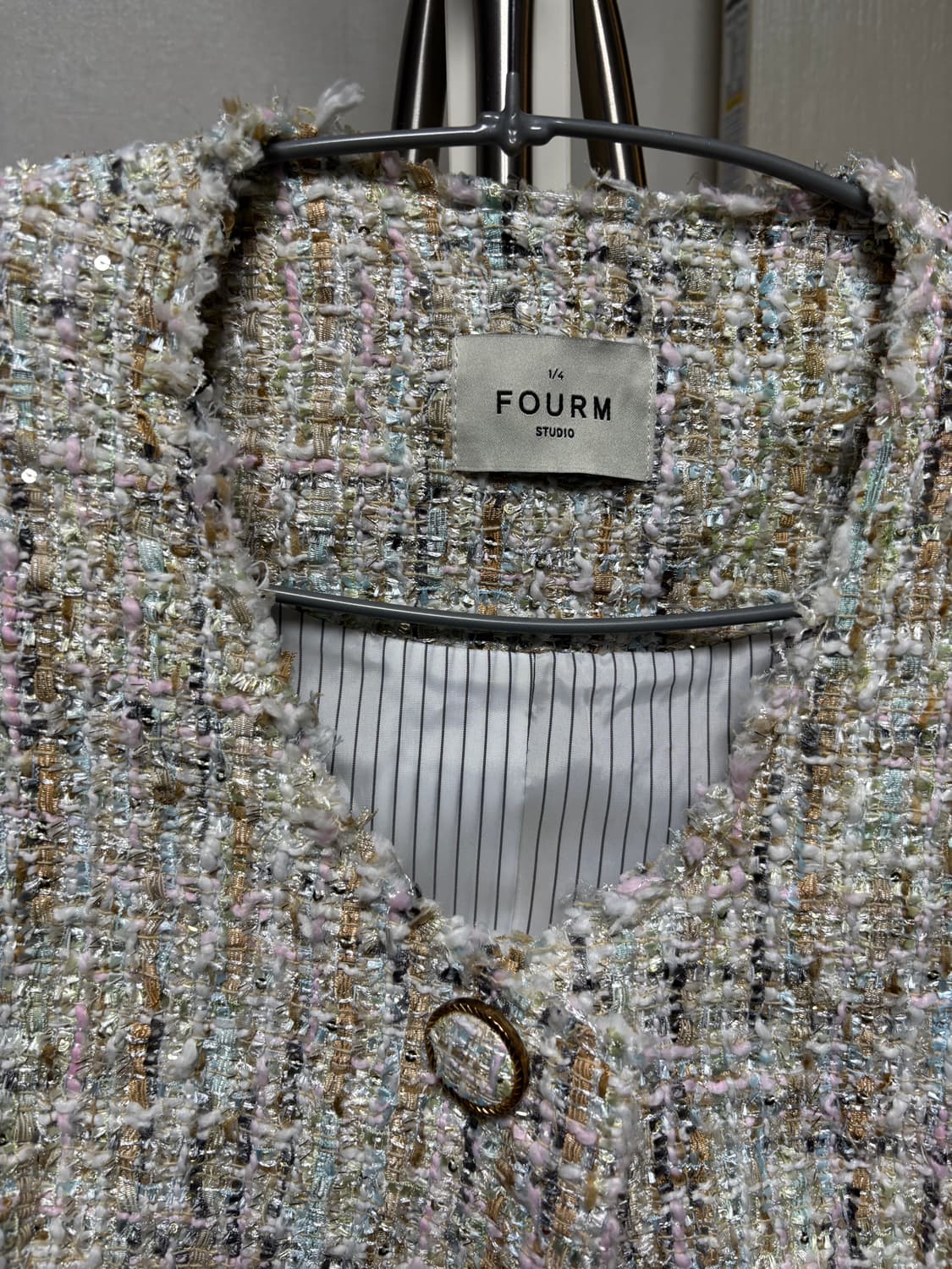 한섬 FOURM 트위드 자켓 상품이미지6