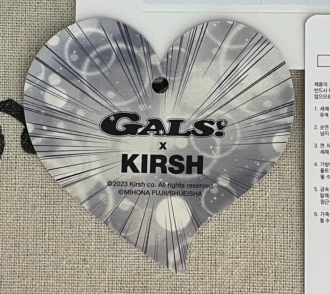 (유일매물)키르시 슈퍼갤즈 란 콜라보 미니 백 가방 핑크 갸루템 상품이미지10