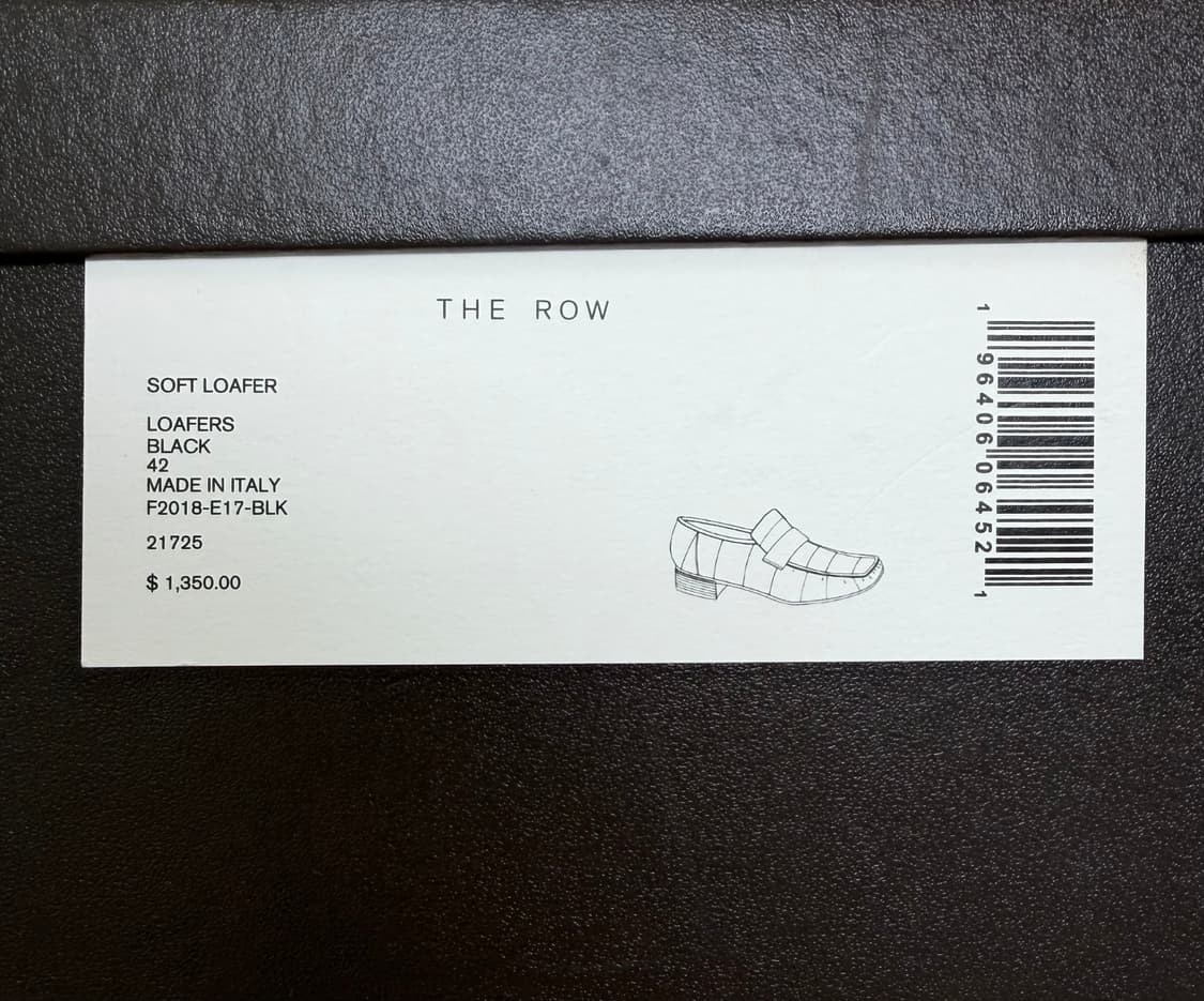 [42]The row(더 로우) soft eel loafer black 상품이미지5