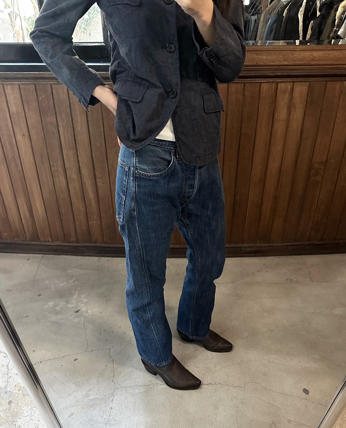 ENGINEERED GARMENTS button fly denim 상품이미지2