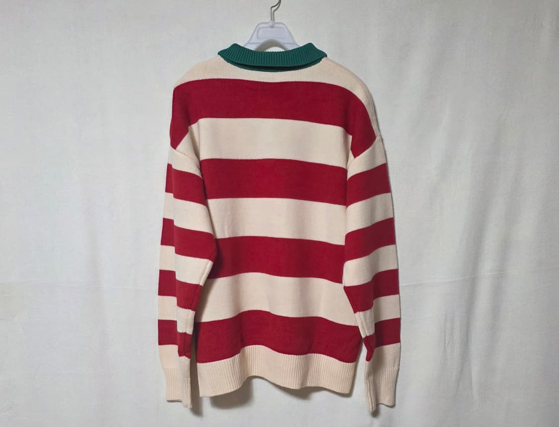 [A급] 구찌 GG 마틀라세 울 100% 니트 카라 셔츠 (L사이즈) 상품이미지3