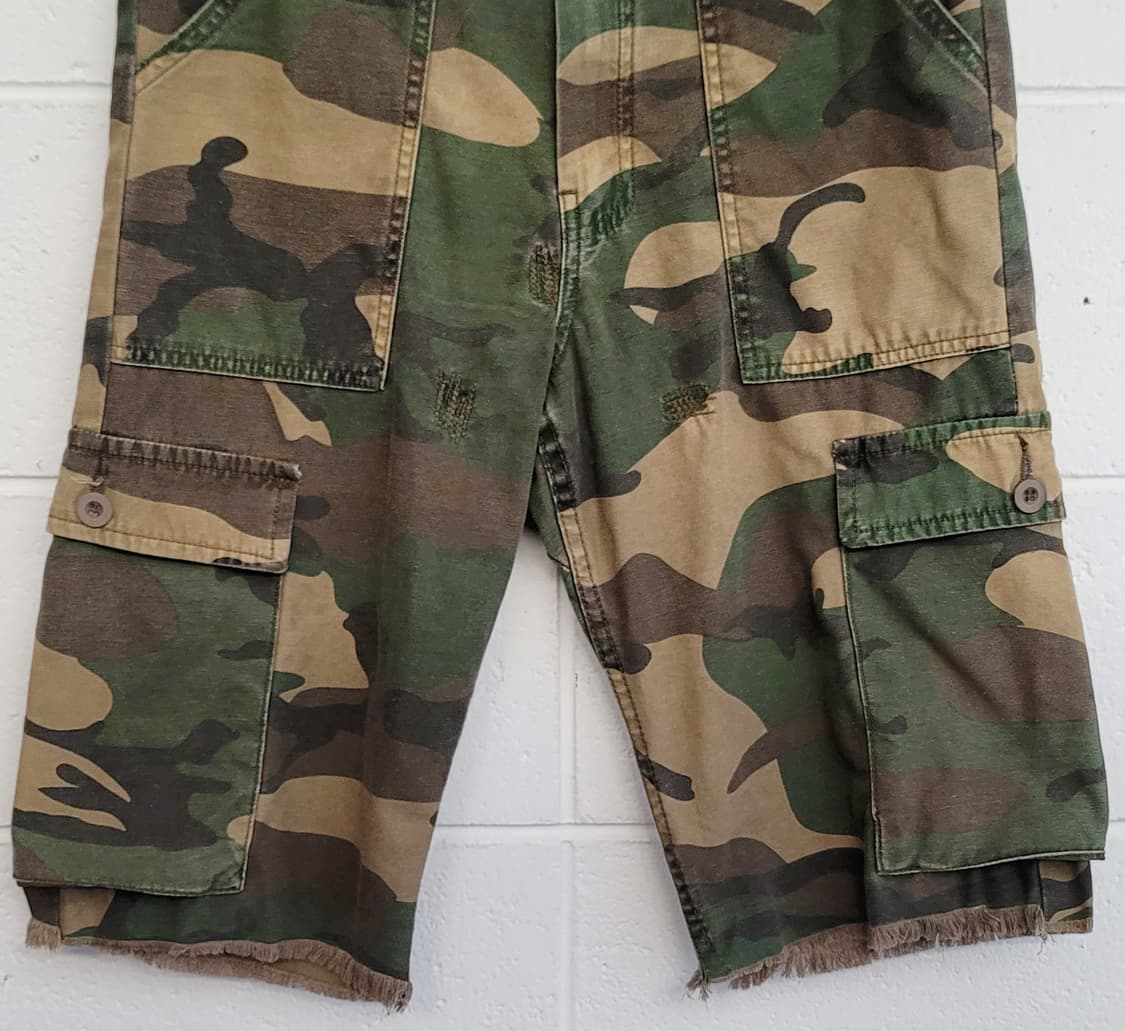 아티네로(ARTINERO) 빈티지 카모 밀리터리 하프팬츠(반바지) 판매 상품이미지4