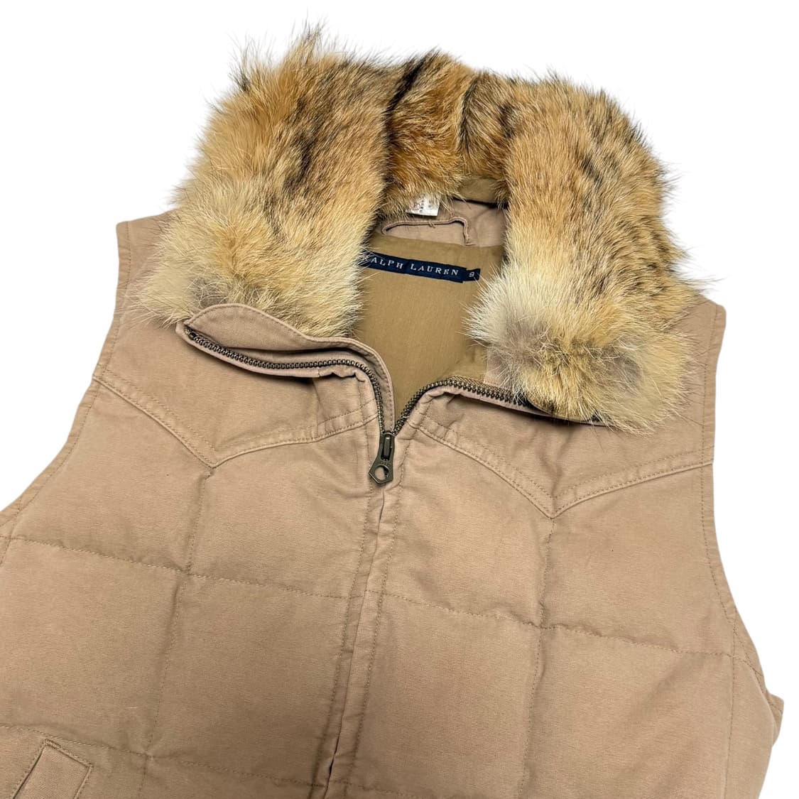 폴로 랄프로렌 덕다운 리얼퍼 베스트 패딩조끼 상품이미지4