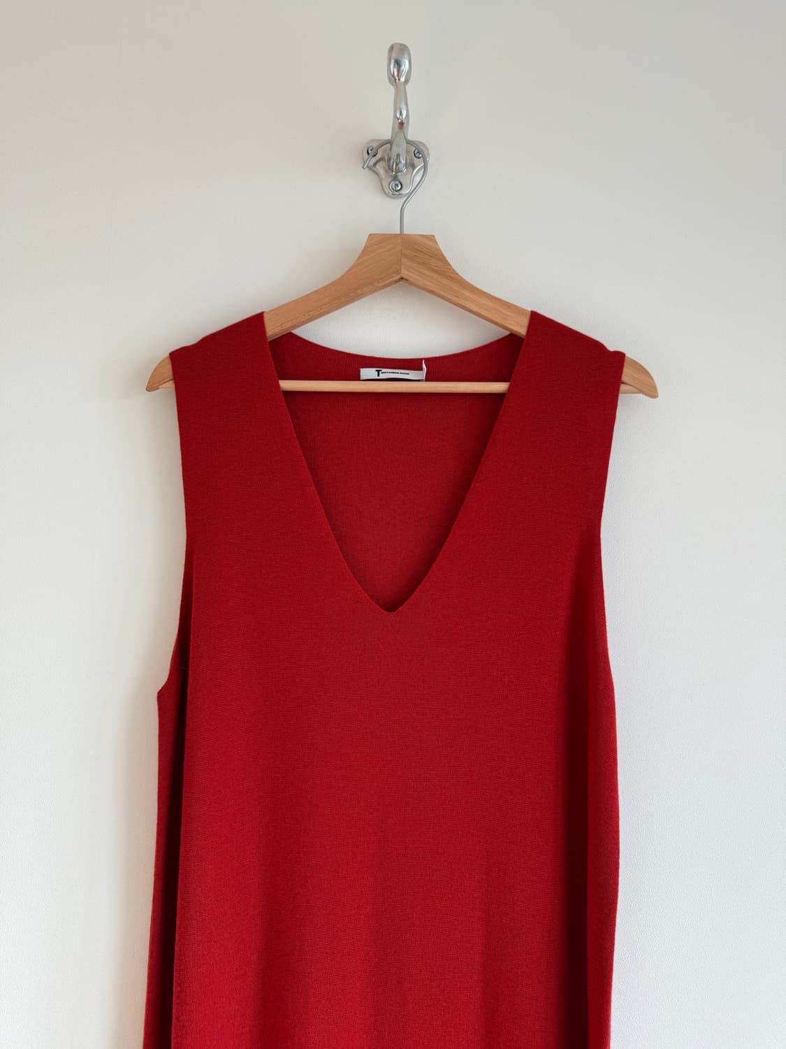 알렉산더 왕(alexander wang) 울&실크 블렌드 슬리브리스 원피 상품이미지2