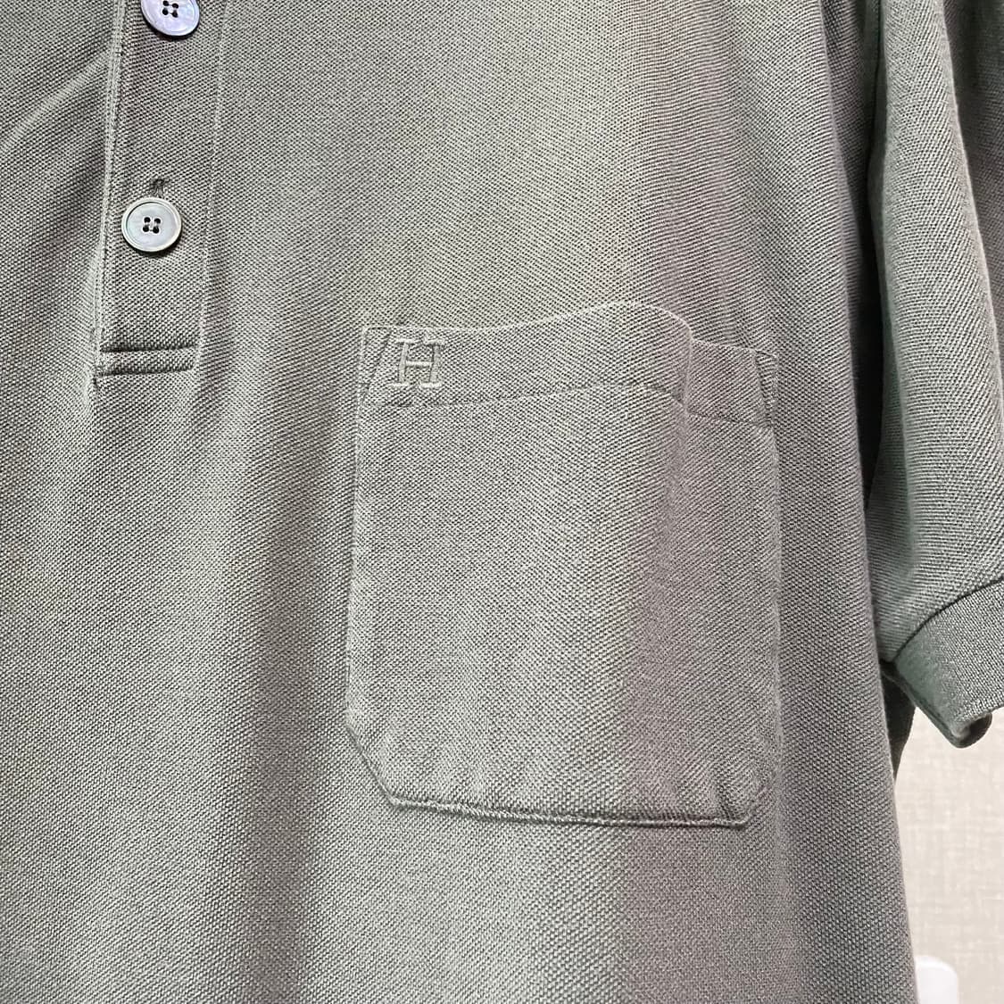 정품 XL) 에르메스 자개 H로고 카라티 100~105 상품이미지3