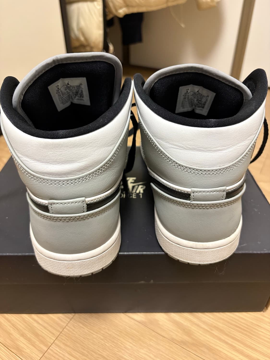 나이키 조던1 미드 라이트 스모크 그레이 260 상품이미지5