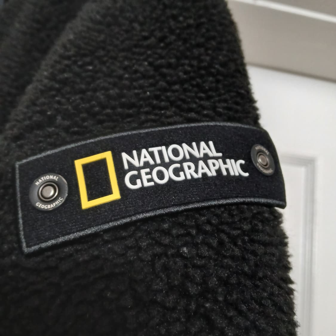 내셔널지오그래픽 뽀글이 롱 코트 블랙 색상 L 상품이미지5