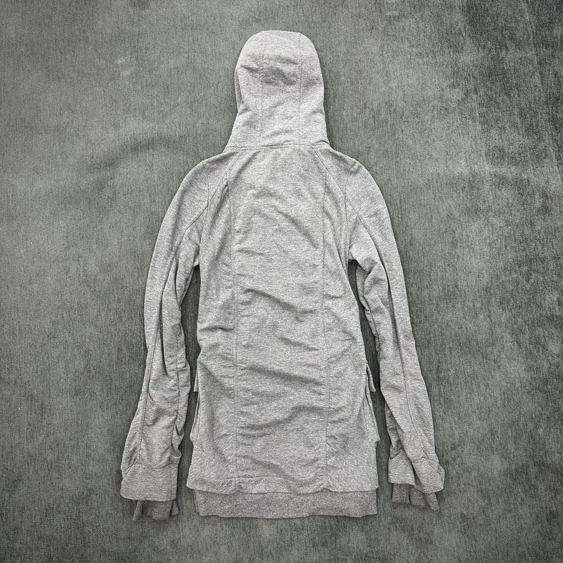 Hood layered shirring long jacket 상품이미지4