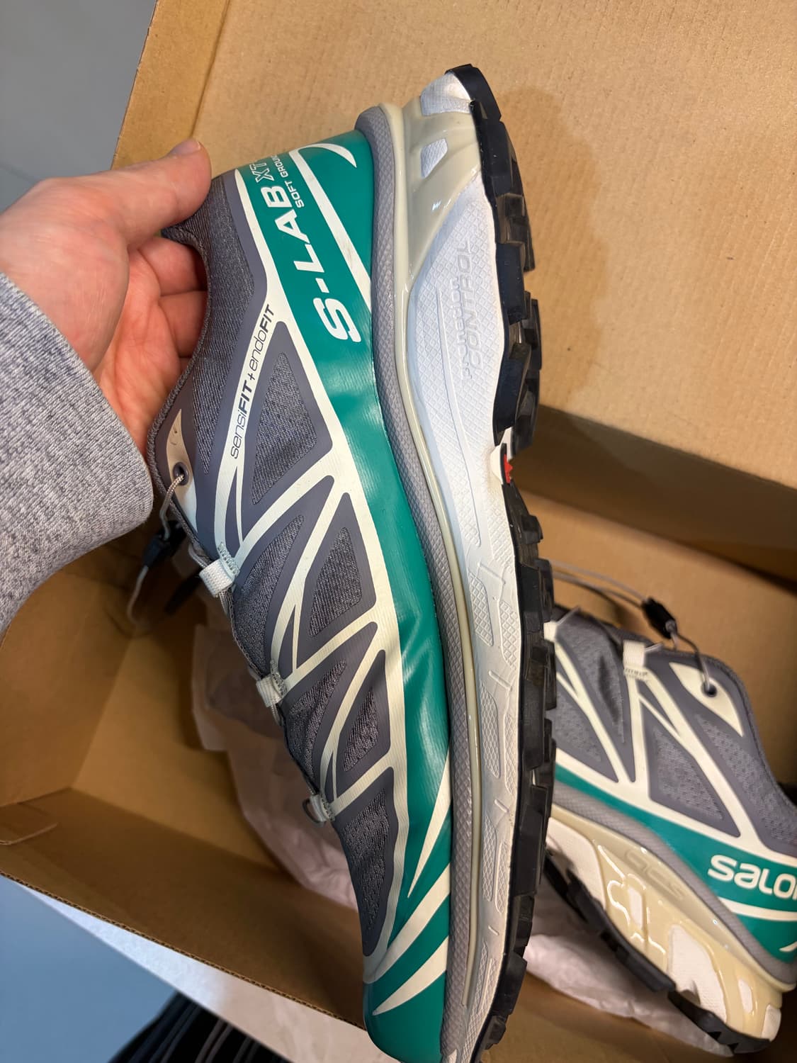 살로몬xt-6콰이엇 쉐이드:딥그린:바닐라 상품이미지6