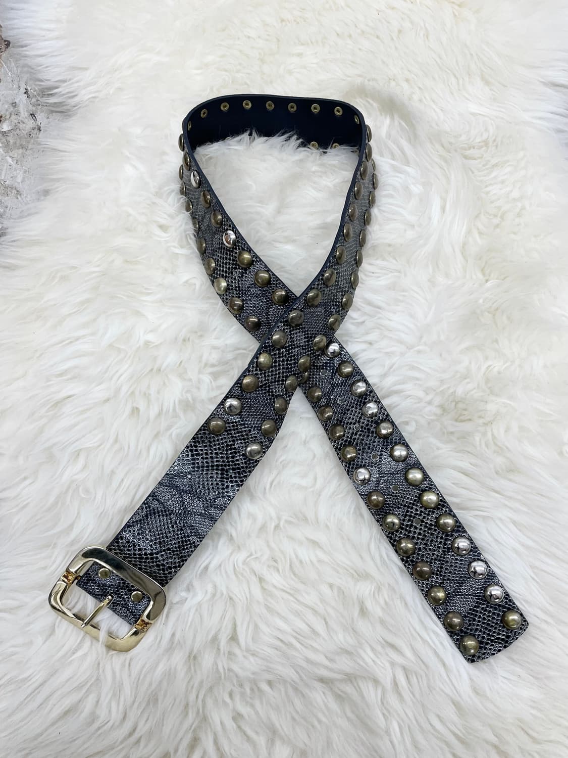 펑크 파에톤 스터드 버클 벨트 상품이미지1