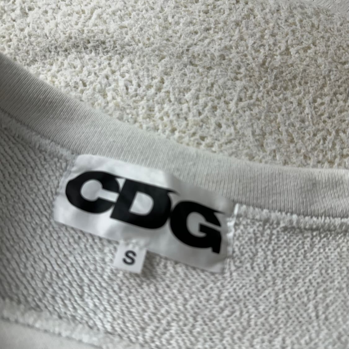 100 꼼데가르송 CDG 백로고 맨투맨 상품이미지5