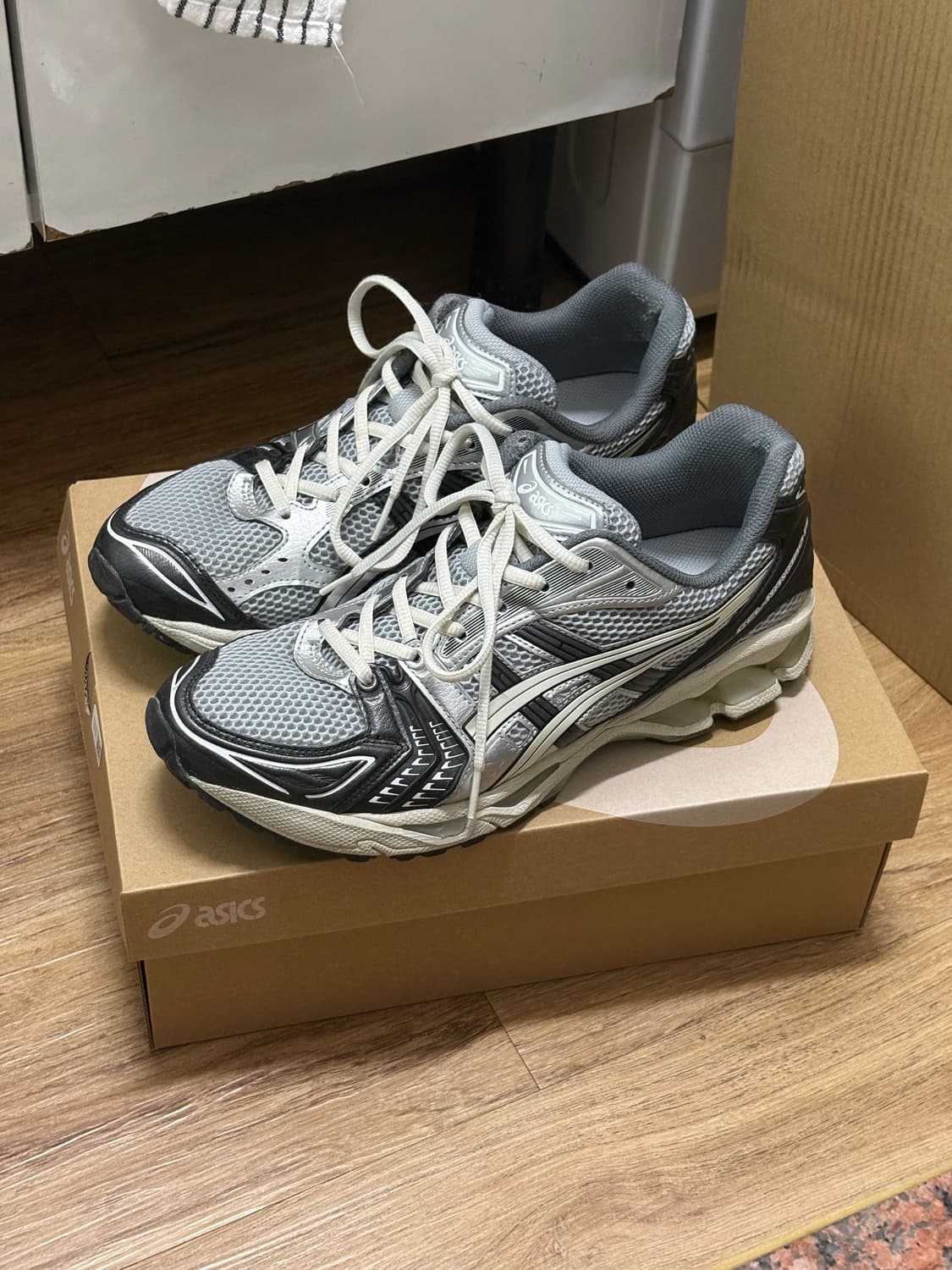 280) 아식스 젤 카야노 14 블랙 글레이셔 그레이 상품이미지1