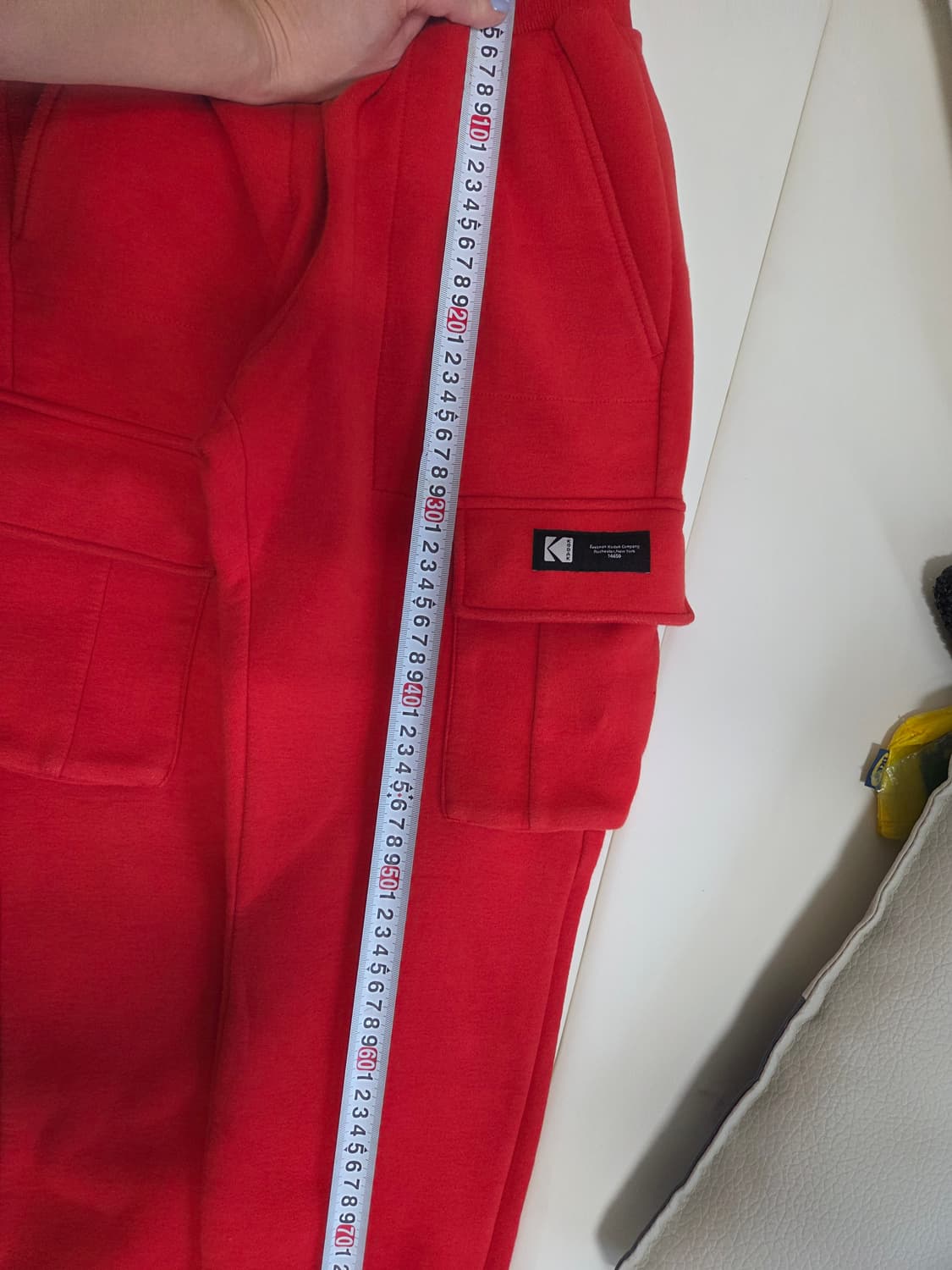 코닥 빨간색 조거팬츠 + 맨투맨 세트 (S) 상품이미지3