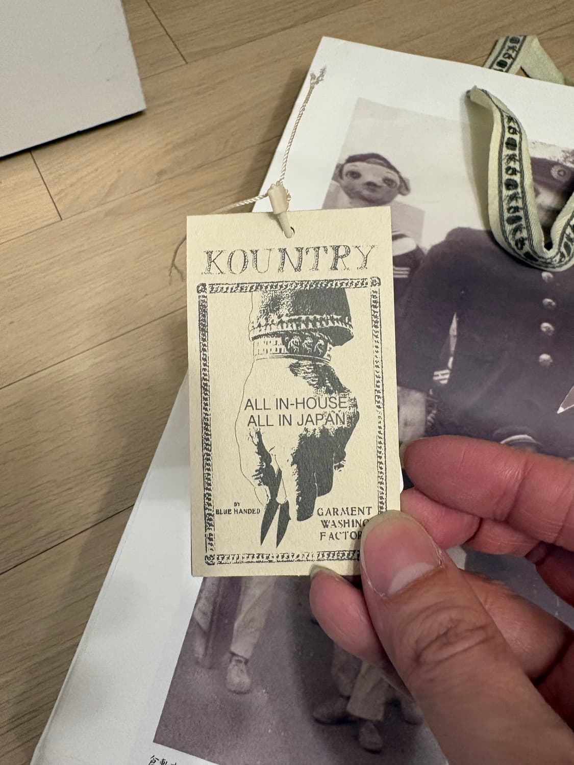 캐피탈 후로시키 자수 데님 쇼츠 상품이미지8