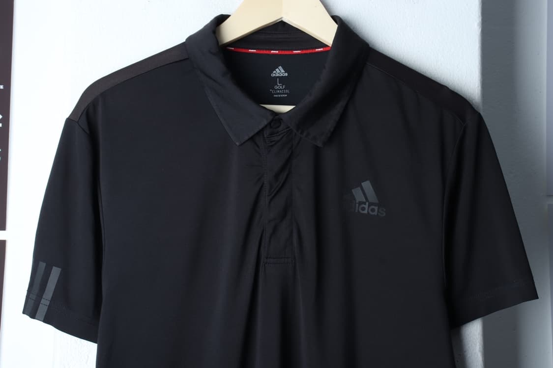 (L-XL) 아디다스 반팔 카라 티셔츠 작은사용감 골프 블랙-H33004 상품이미지3