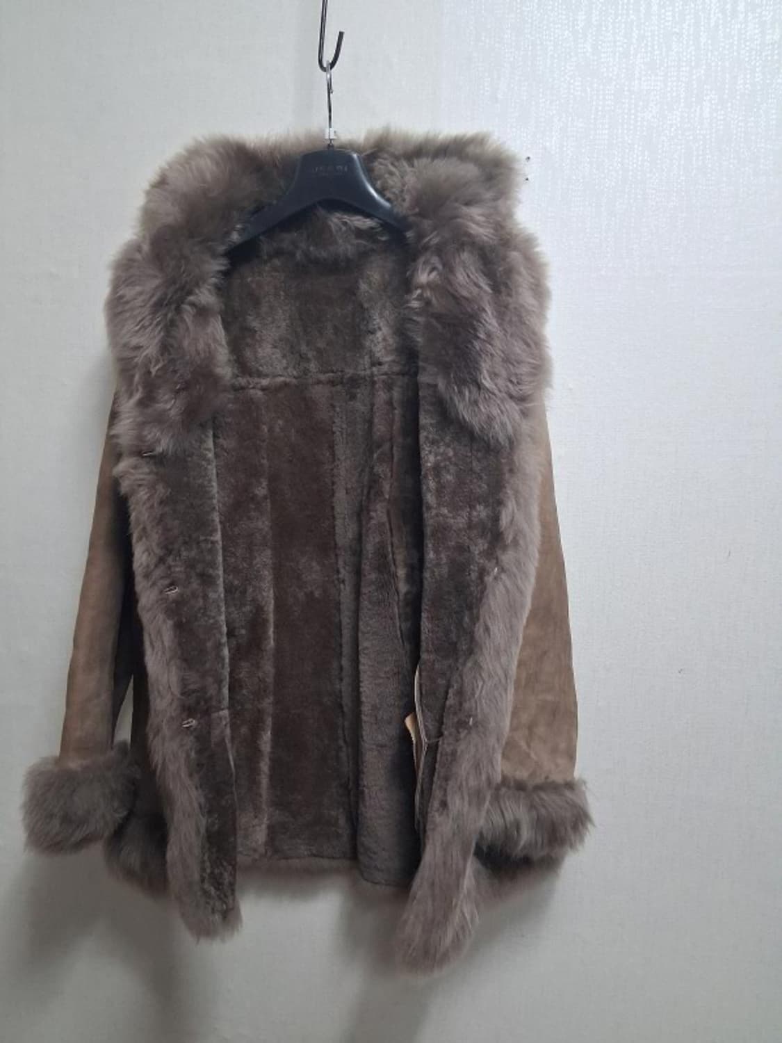 일본구제 스페인산 양털무스탕쟈켓 여성 마른 55까지적당   상품이미지4