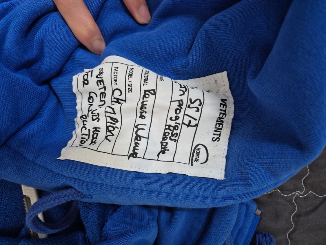 [L] 17SS Vetements 챔피온 후드집업 상품이미지7