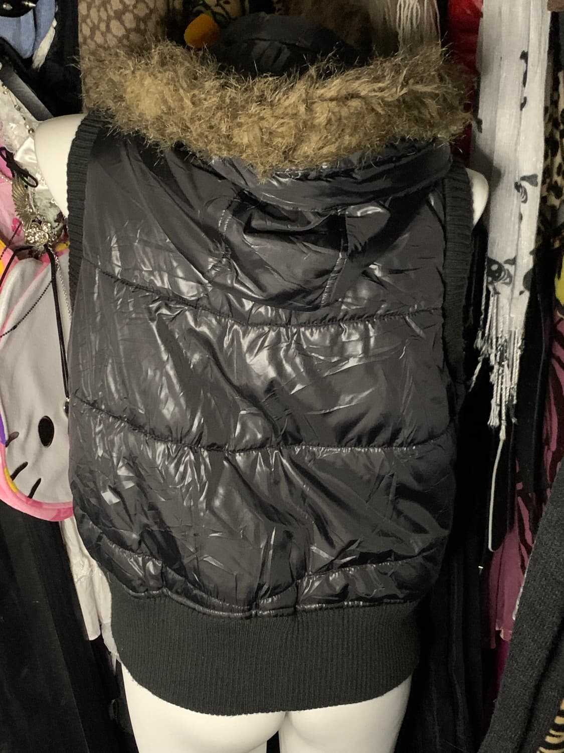 Vkei 데스노트st 펑크  퍼 패딩 상품이미지3