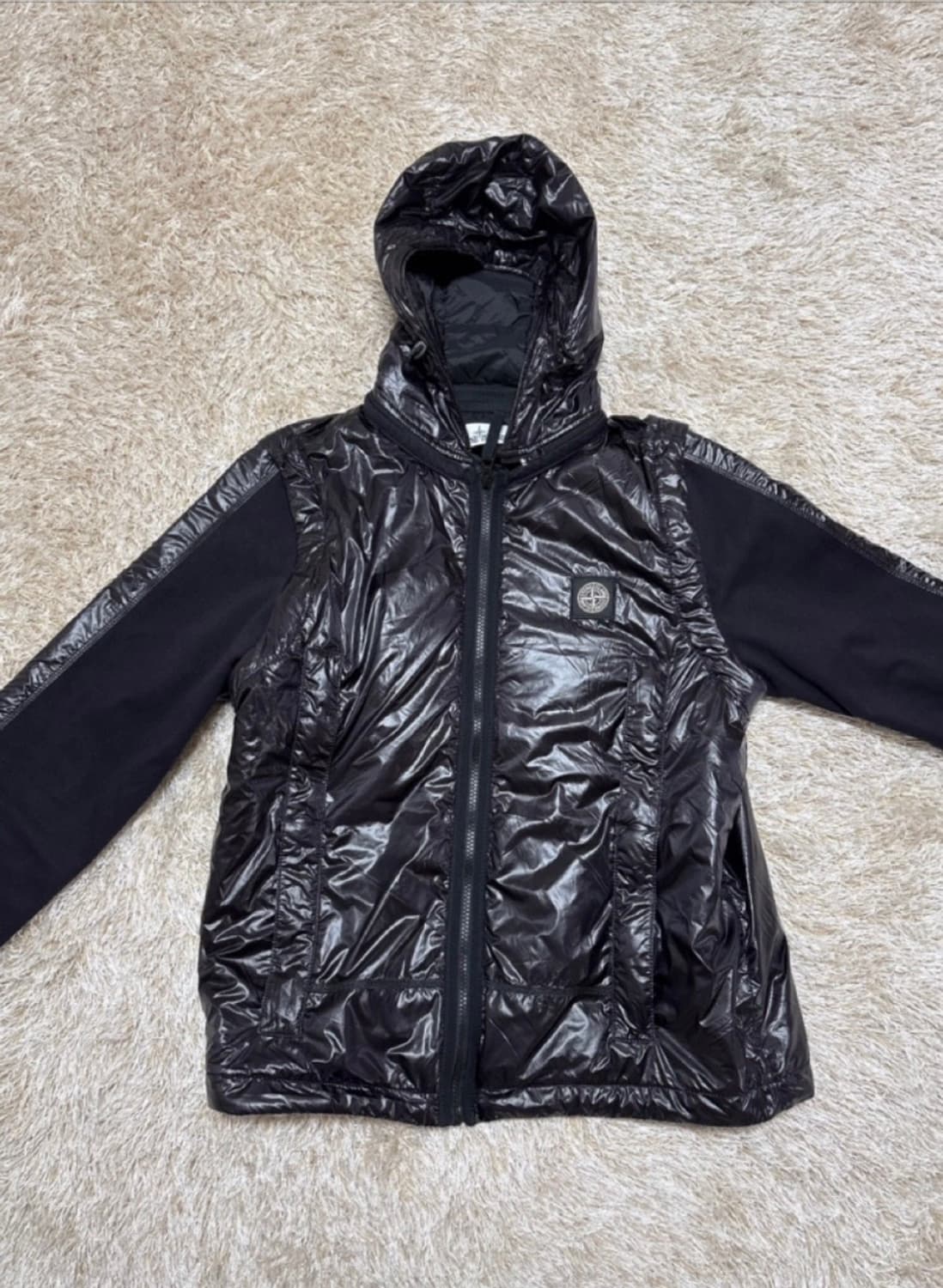 스톤아일랜드 유광 점퍼 자켓 XL 상품이미지1