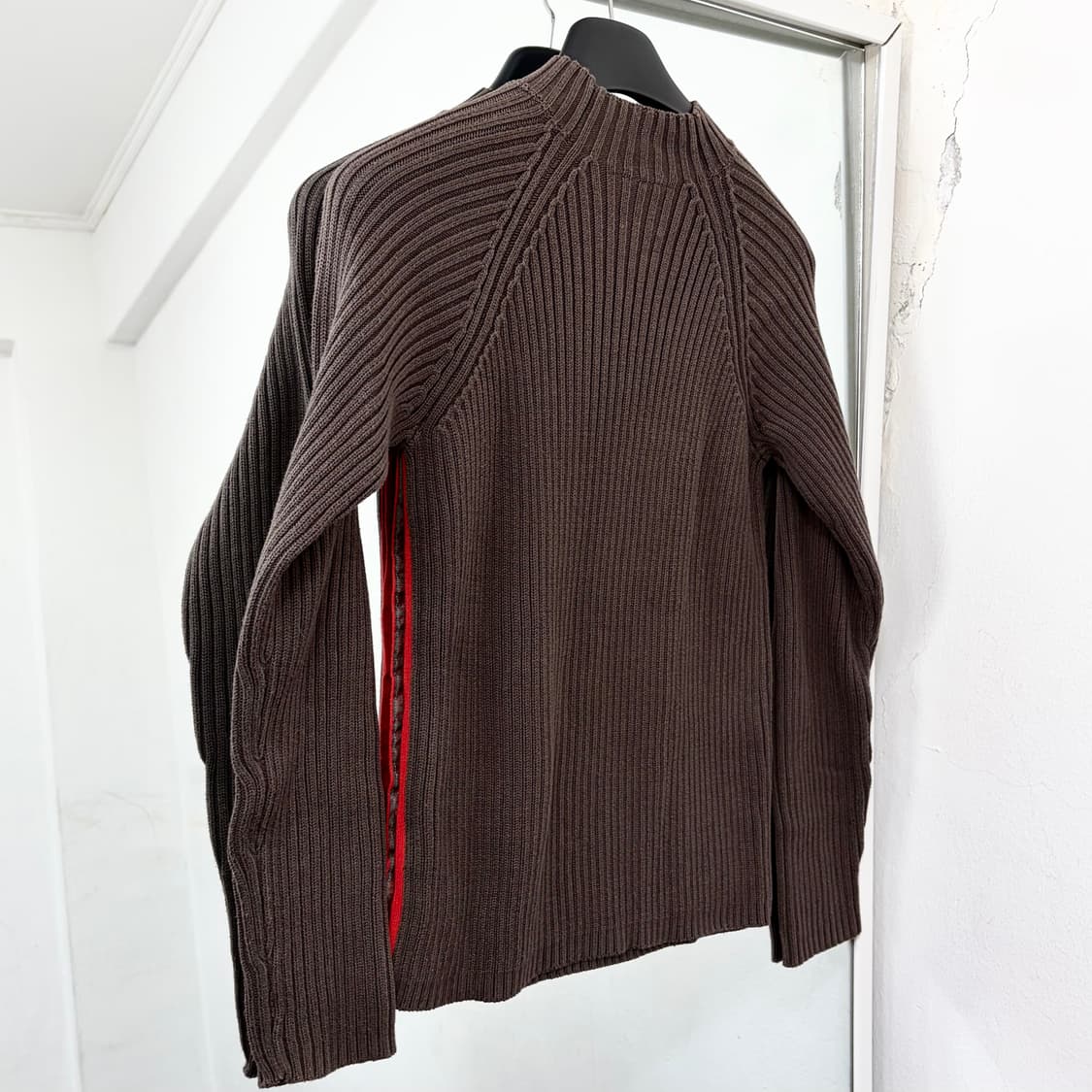 아르마니 익스체인지 사선 버튼 니트 상품이미지4