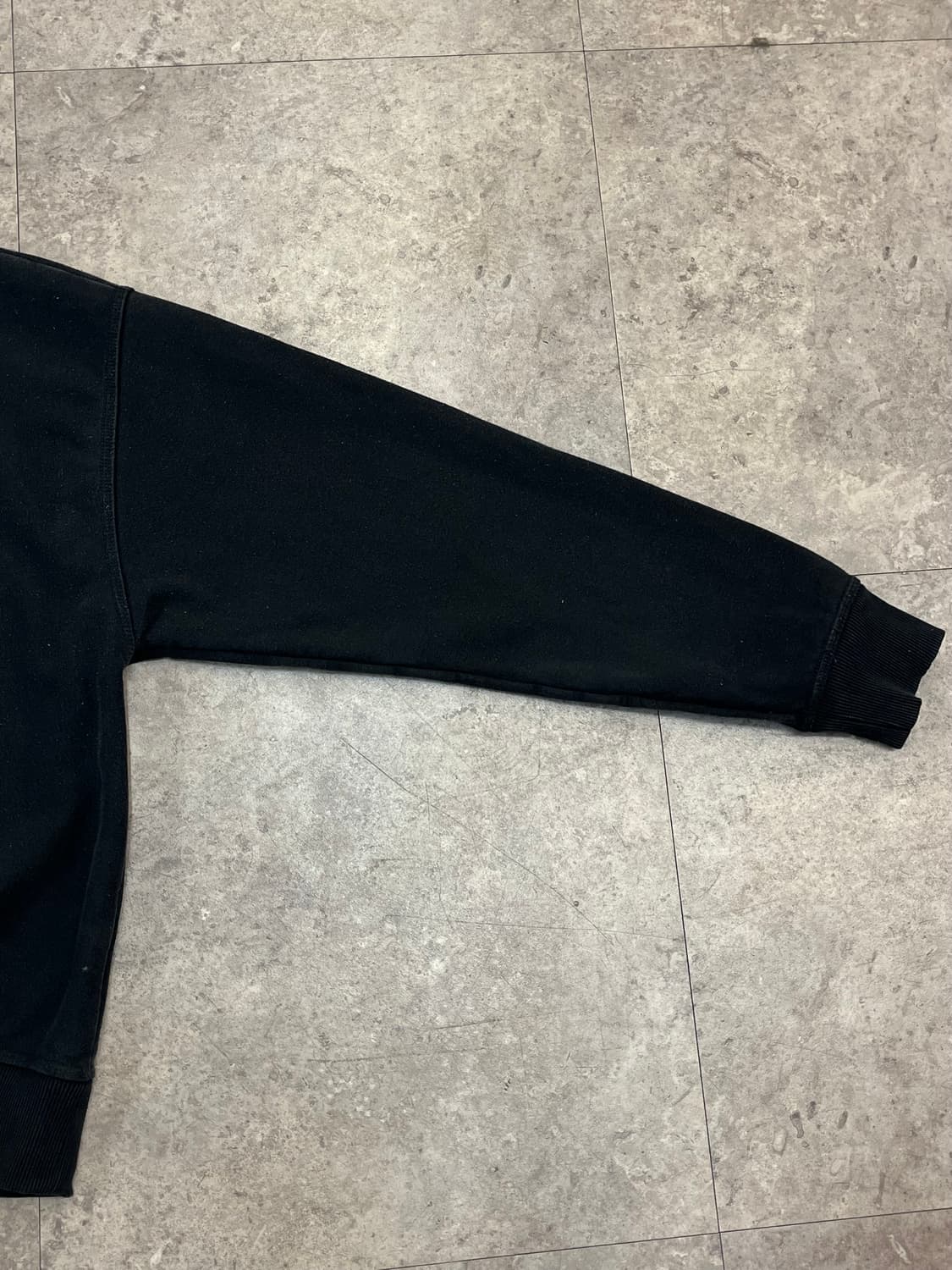 스투시 월드투어 기모 맨투맨 블랙 L #csz2188 상품이미지7