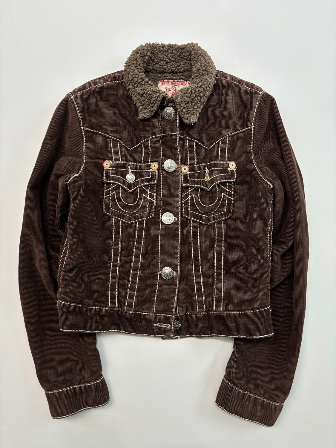 True Religion 트루릴리전 브라운컬러 코듀로이 웨스턴 자켓 상품이미지5