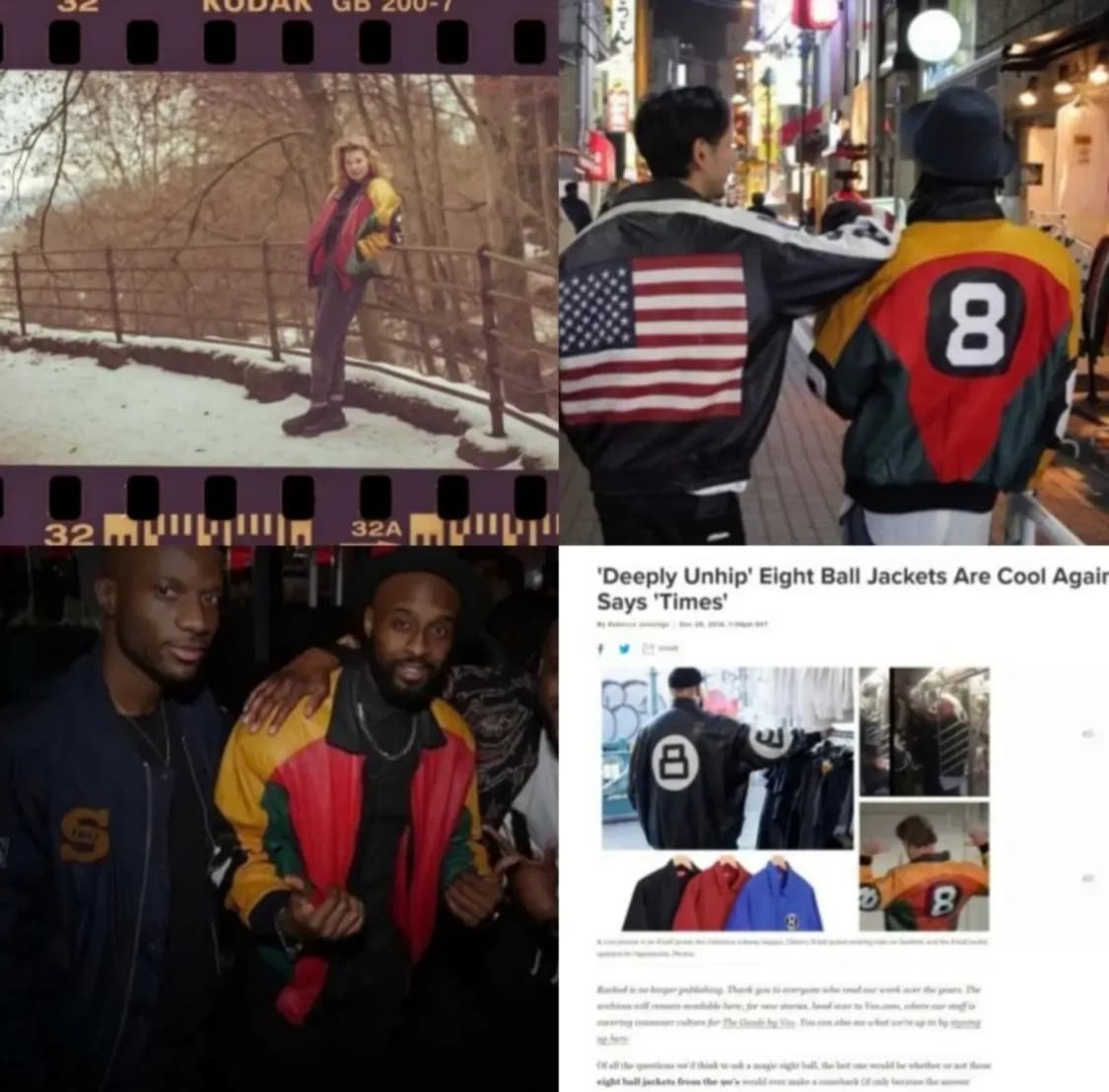 90s 빈티지 8볼 가죽자켓 8ball 바시티자켓 레더자켓 상품이미지10