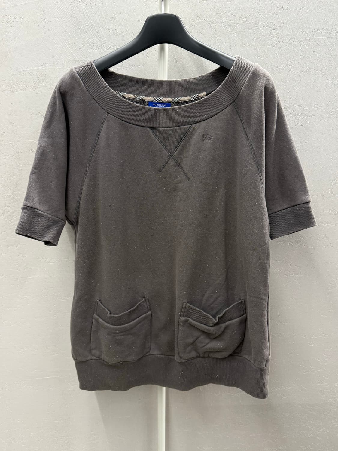 빈티지 버버리 블루라벨 오프숄더 맨투맨 38 상품이미지2