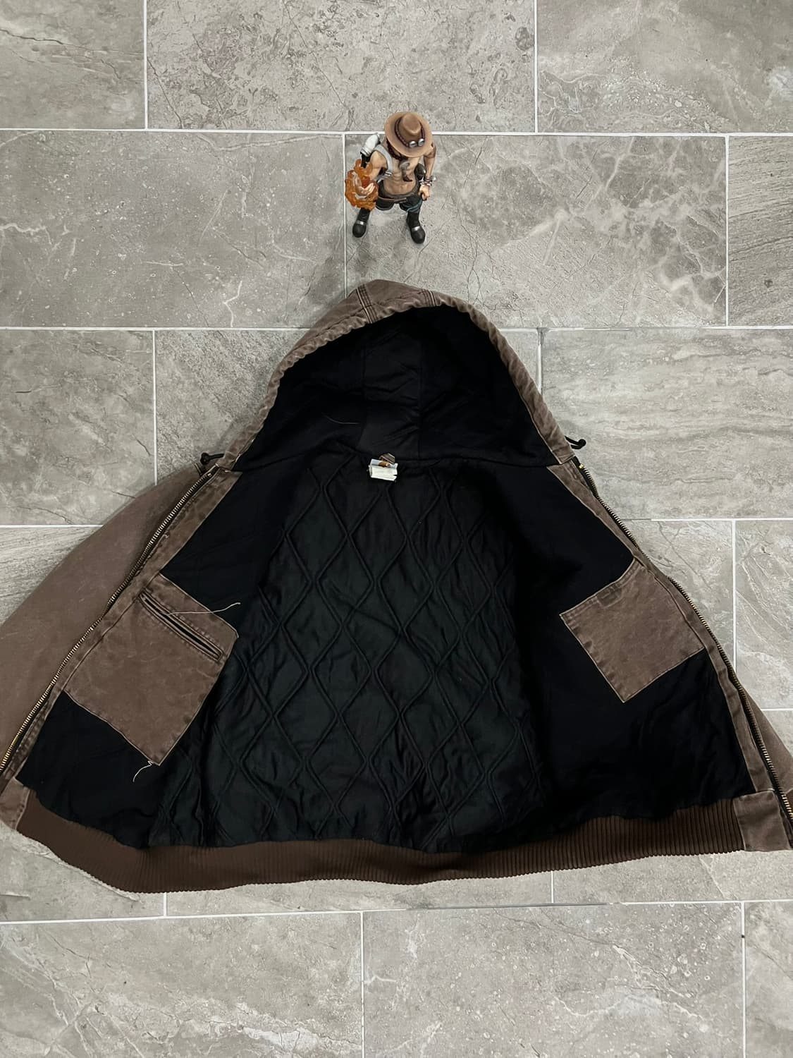 (XL)칼하트 덕 액티브 후드자켓 J130 CHT 체스트넛 상품이미지3