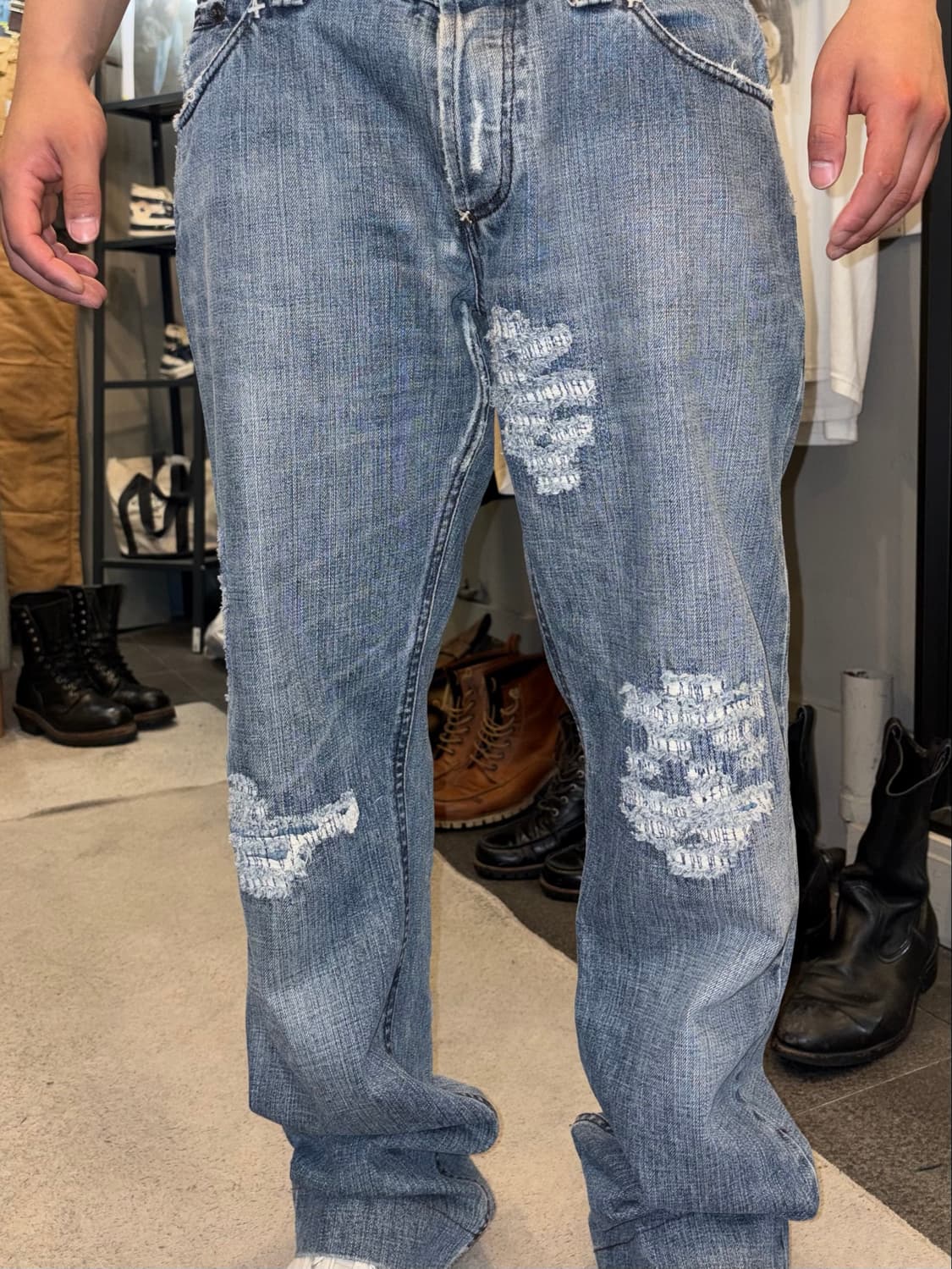 00’s Dolce & Gabbana repair Denim pants 상품이미지4